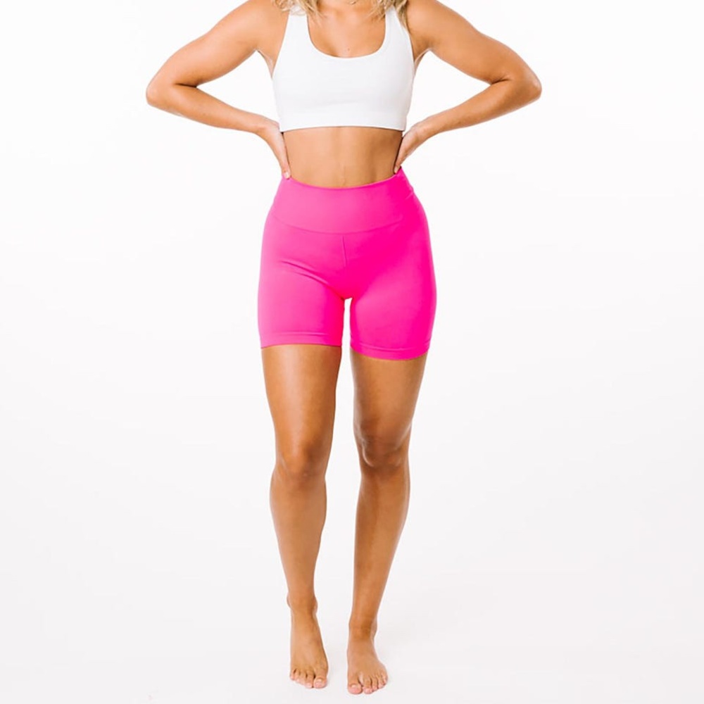 ZYIA Active Hot Pink Seamless Hustle Shorts